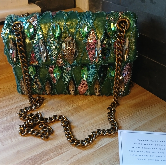 NWT RARE Green Blinged Kensington W/Dustbag